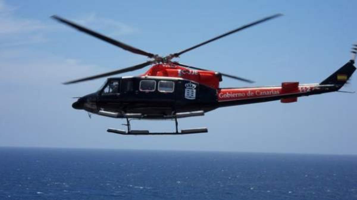 Helicóptero de rescate/ canariasnoticias.es Helicóptero de rescate/ canariasnoticias.es