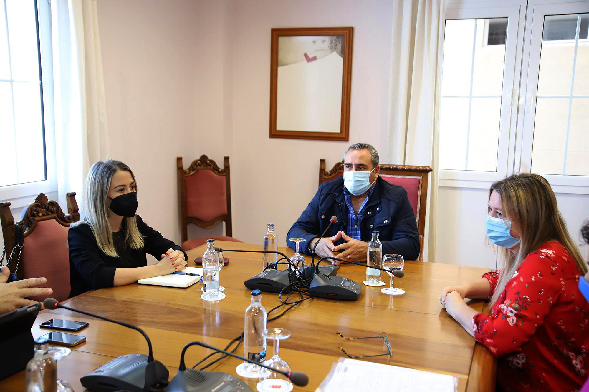 Visita de Teresa Berástegui al Cabildo de Lanzarote / CanariasNoticias.es