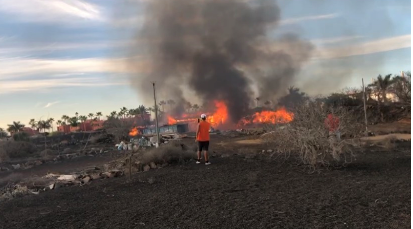  Incendio en el descampado detrás del parque acuático en Corralejo/CanariasNoticias.es