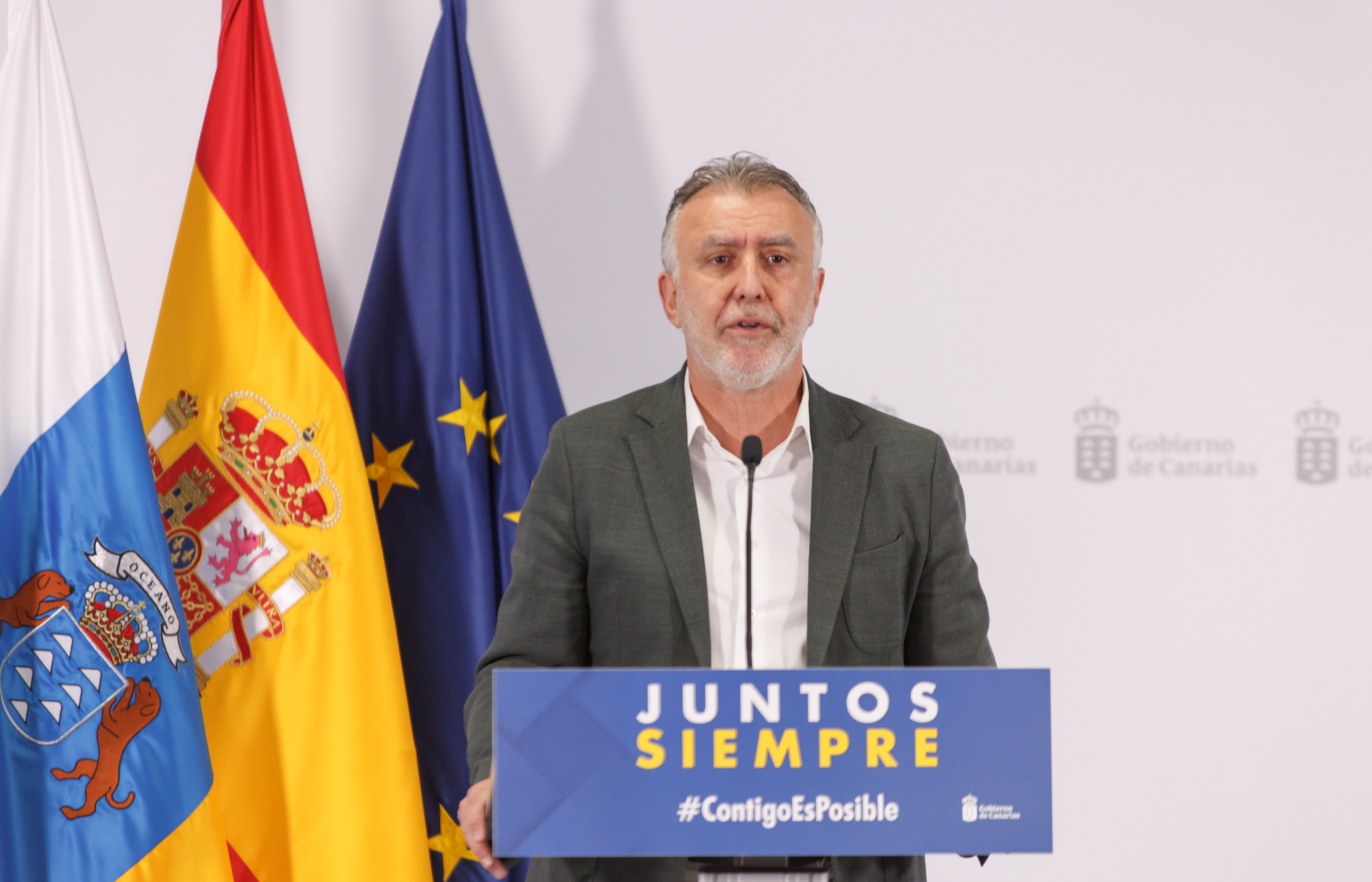 Ángel Víctor Torres, presidente de Canarias / Mauricio del Pozo (Acfi Press) Ángel Víctor Torres, presidente de Canarias