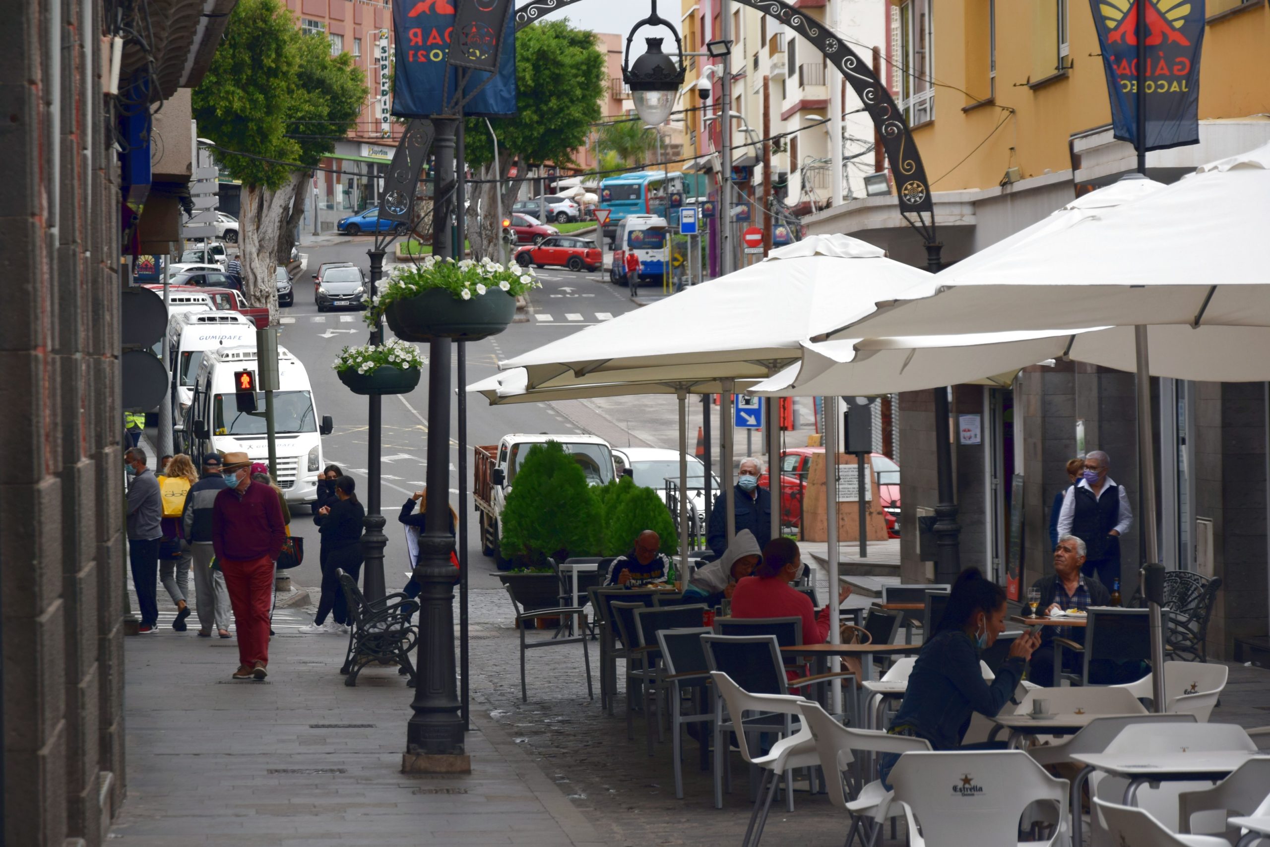 Terrazas en Gáldar (Gran Canaria) / CanariasNoticias.es 