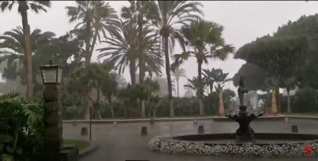 Granizando. Hotel Santa Catalina. Ciudad Jardín. Las Palmas de Gran Canaria/ canariasnoticias