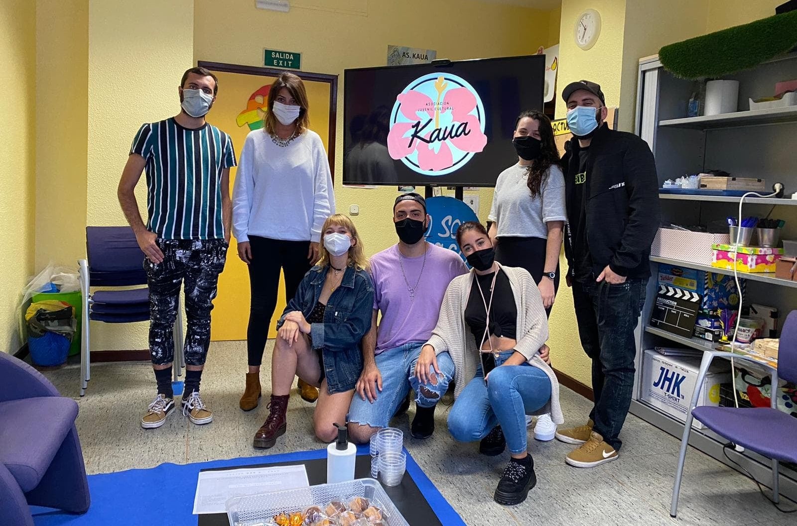 Yaiza López con la Asociación Juvenil y Cultural Kaua / CanariasNoticias.es Yaiza López con la Asociación Juvenil y Cultural Kaua / CanariasNoticias.es