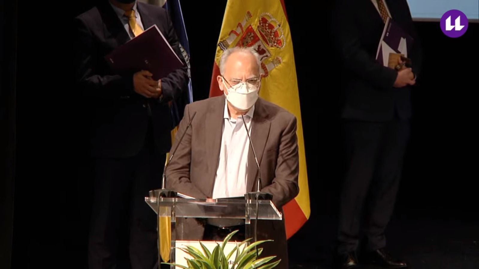 Casimiro Curbelo, presidente del Cabildo de La Gomera recibe el Premio Mecenazgo 2021 ULL / CanariasNoticias.es