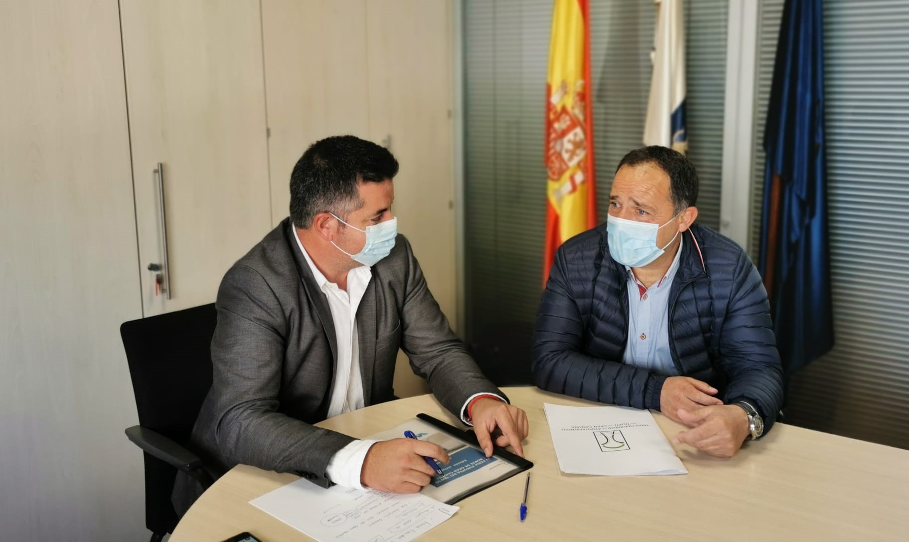 Jesús Díaz, presidente de la Mancomunidad del Norte de Gran Canaria, y Taishet Fuentes, director general de Ganadería de Canarias / CanariasNoticias.es Jesús Díaz, presidente de la Mancomunidad del Norte de Gran Canaria, y Taishet Fuentes, director general de Ganadería de Canarias / CanariasNoticias.es
