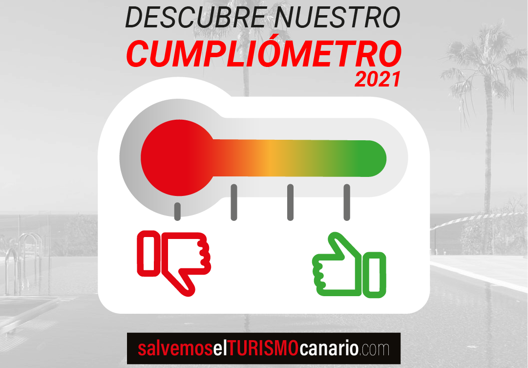 Cumpliómetro de patronales turísticas Ashotel, FEHT, Asofuer y FTL / CanariasNoticias.es