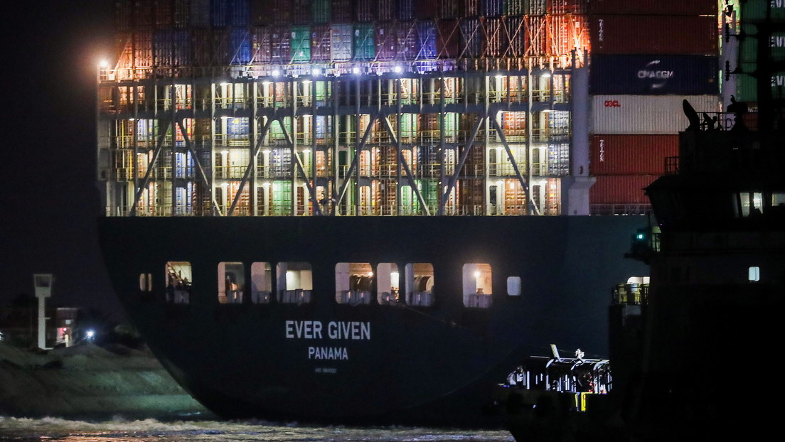 MV Ever Given. Canal de Suez/ canariasnoticias MV Ever Given. Canal de Suez/ canariasnoticias