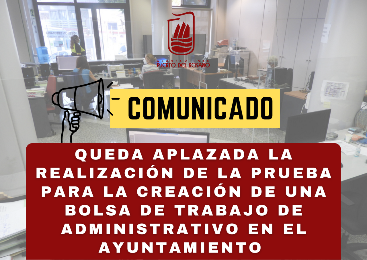 Puerto del Rosario aplaza la realización de la prueba para la creación de una Bolsa de Trabajo / CanariasNoticias.es