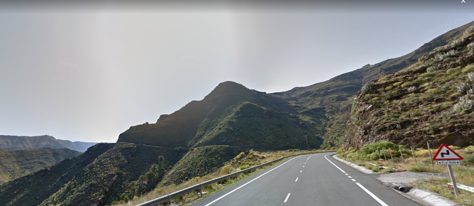 Carretera GM-1 de San Sebastián de La Gomera a Hermigua / CanariasNoticias.es