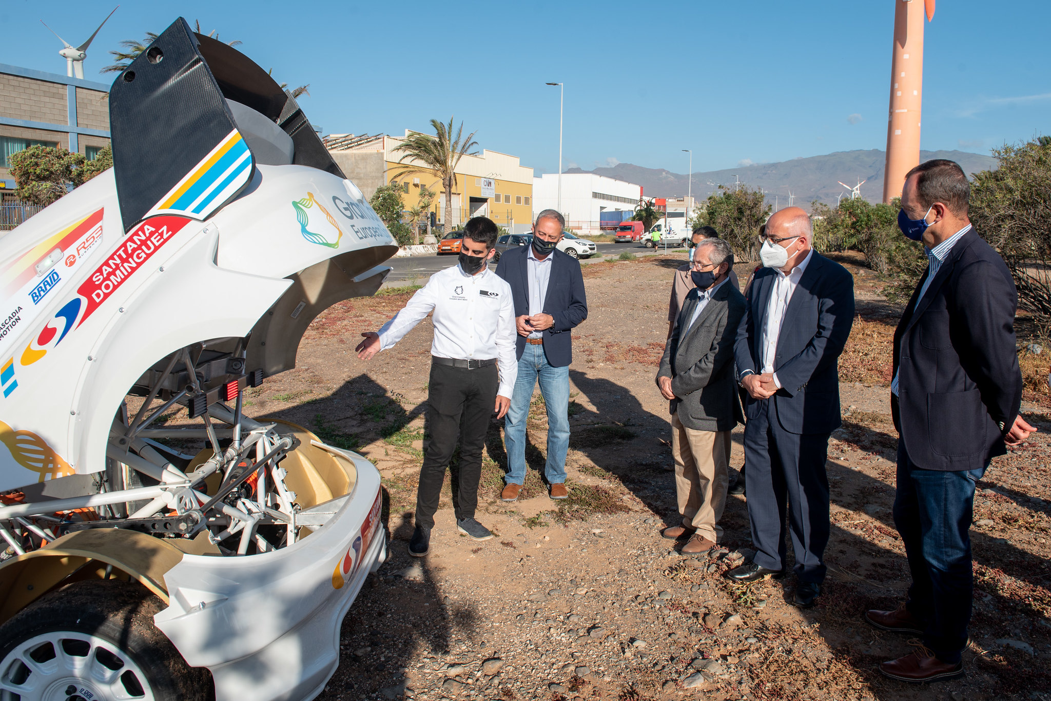 Presentación mundial en Gran Canaria del primer coche de rallycross 100% eléctrico / CanriasNoticias.es