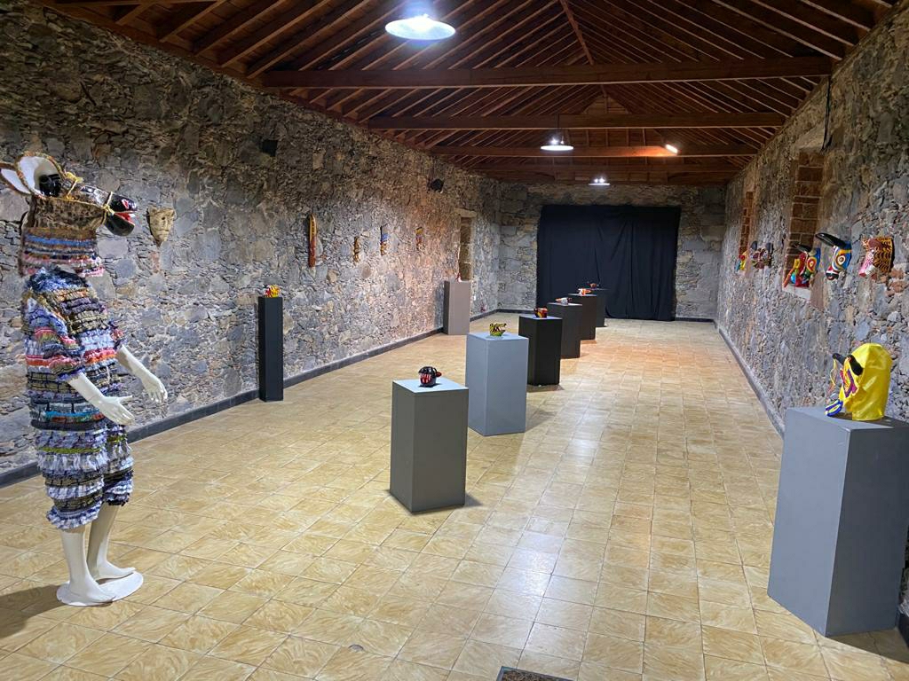 Exposición "Máscaras tradicionales colombianas" en Buenavista del Norte (Tenerife) / CanariasNoticias.es