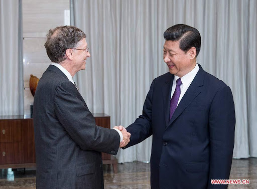 Bill Gates y Xi Jing Ping Bill Gates y Xi Jing Ping