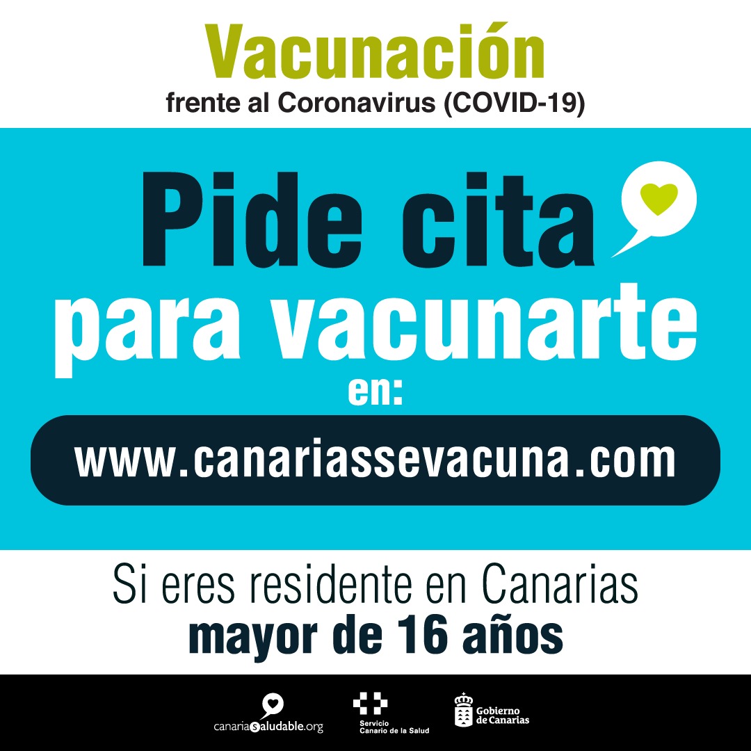 simpatía cinturón Barriga Sanidad facilita un formulario web para que los residentes canarios puedan pedir  cita para la vacunación contra la COVID-19 | Canarias Noticias