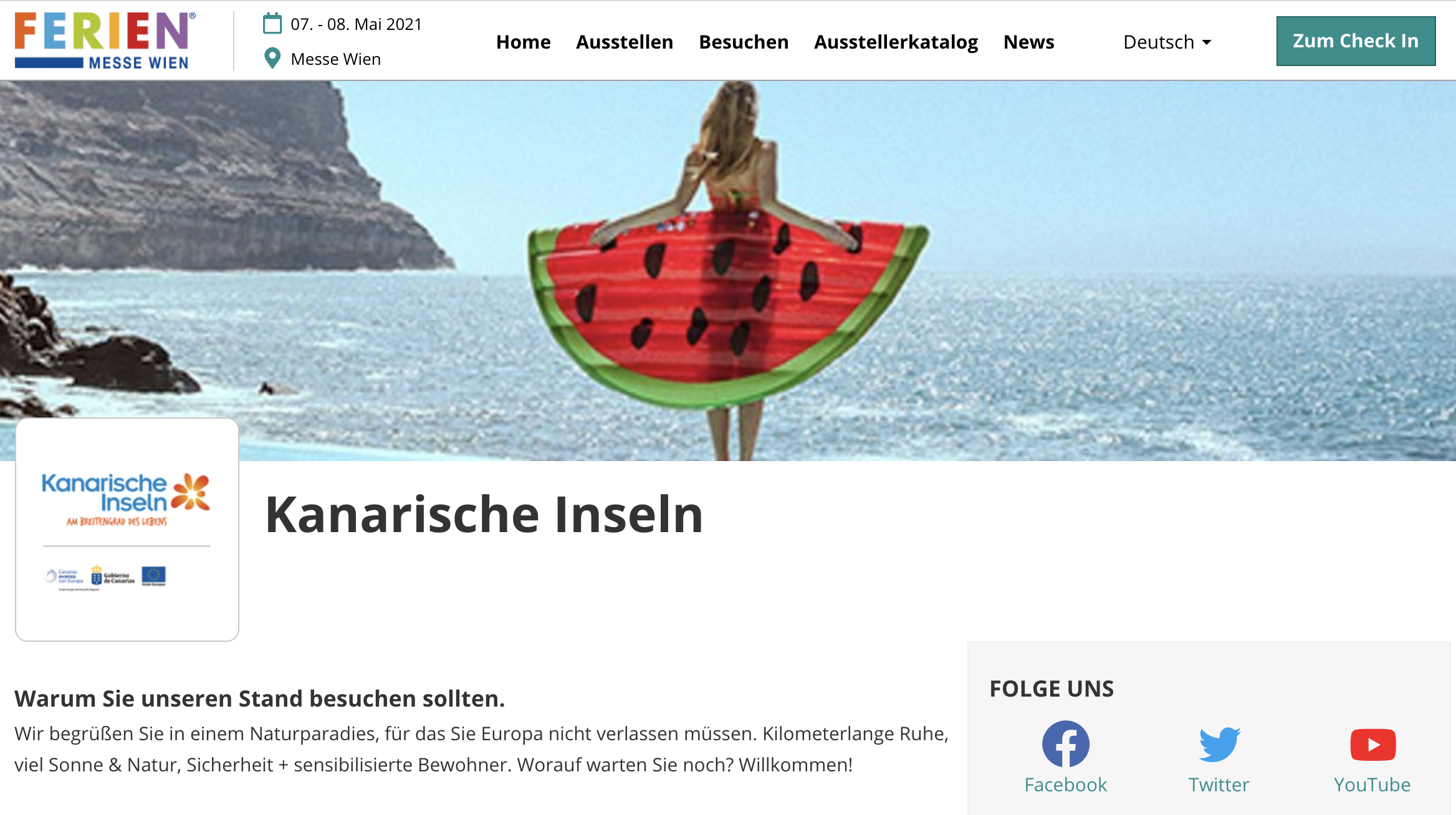 Feria Viena Reed Messe Wien / CanariasNoticias.es Feria Viena Reed Messe Wien / CanariasNoticias.es
