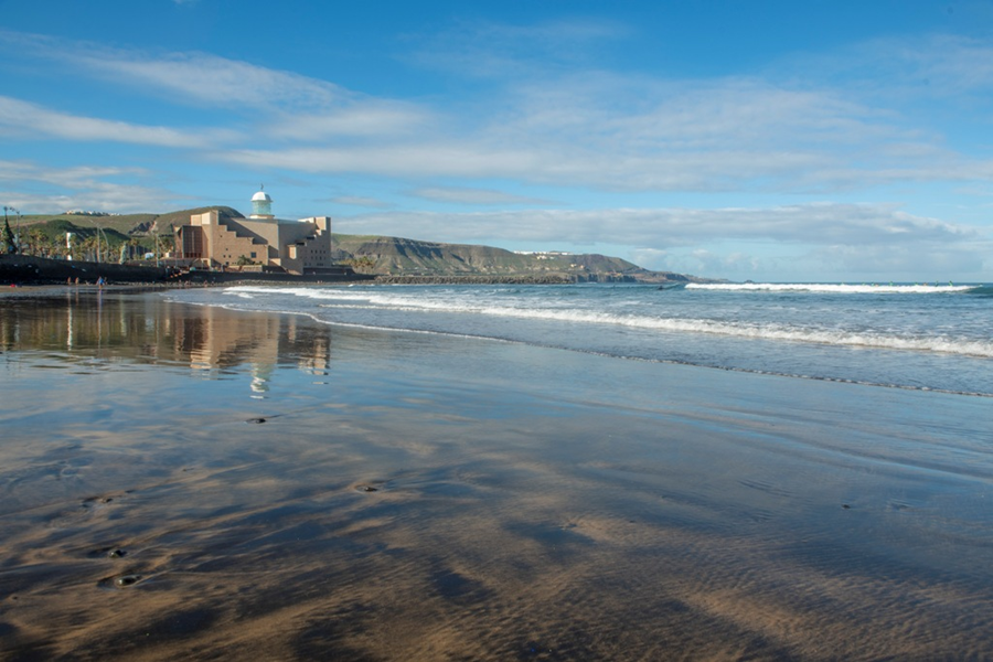 Playa de Las Canteras en Las Palmas de Gran Canaria