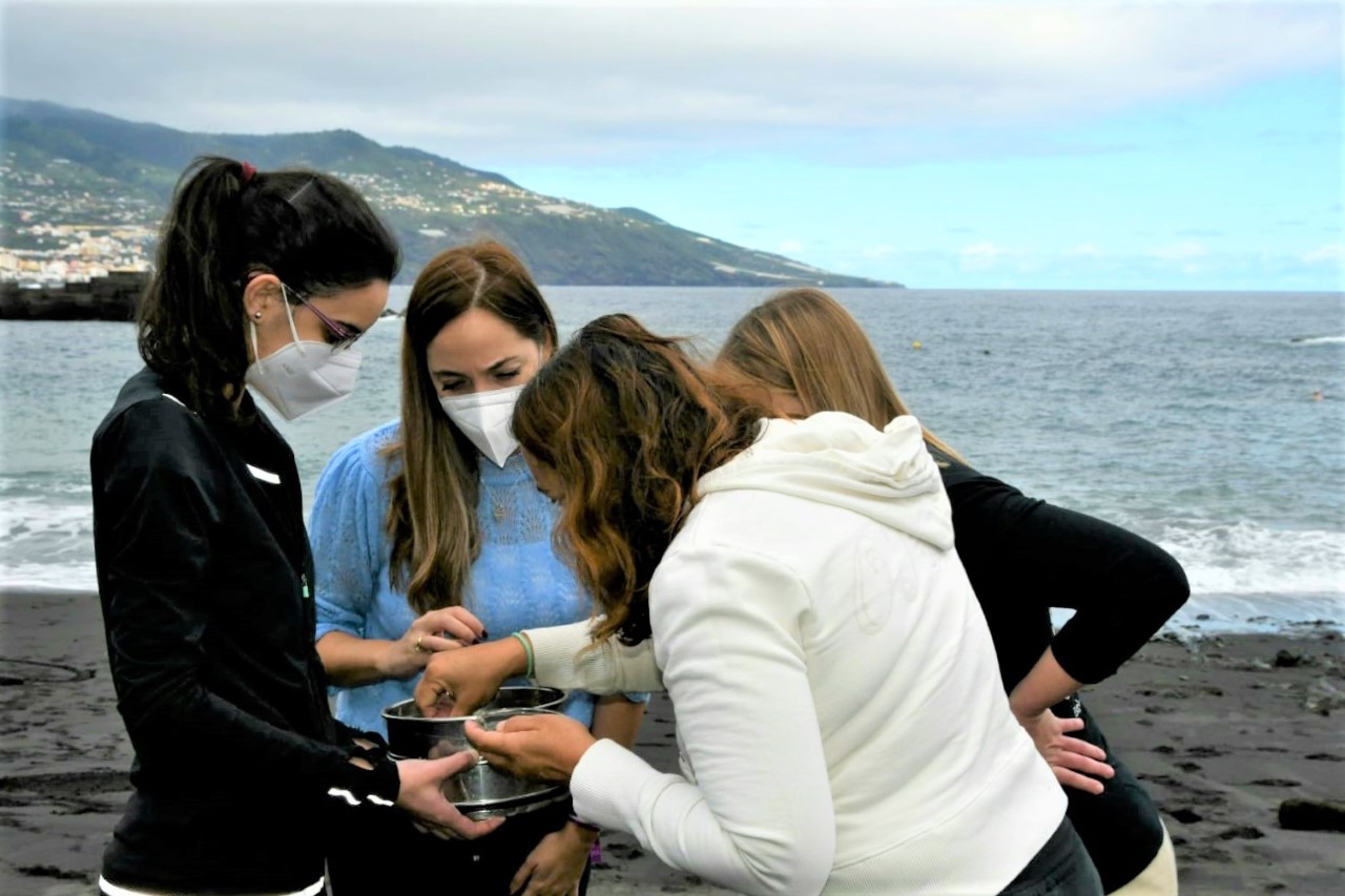 Microplásticos en el mar. La Palma/ canariasnoticias Microplásticos en el mar. La Palma/ canariasnoticias