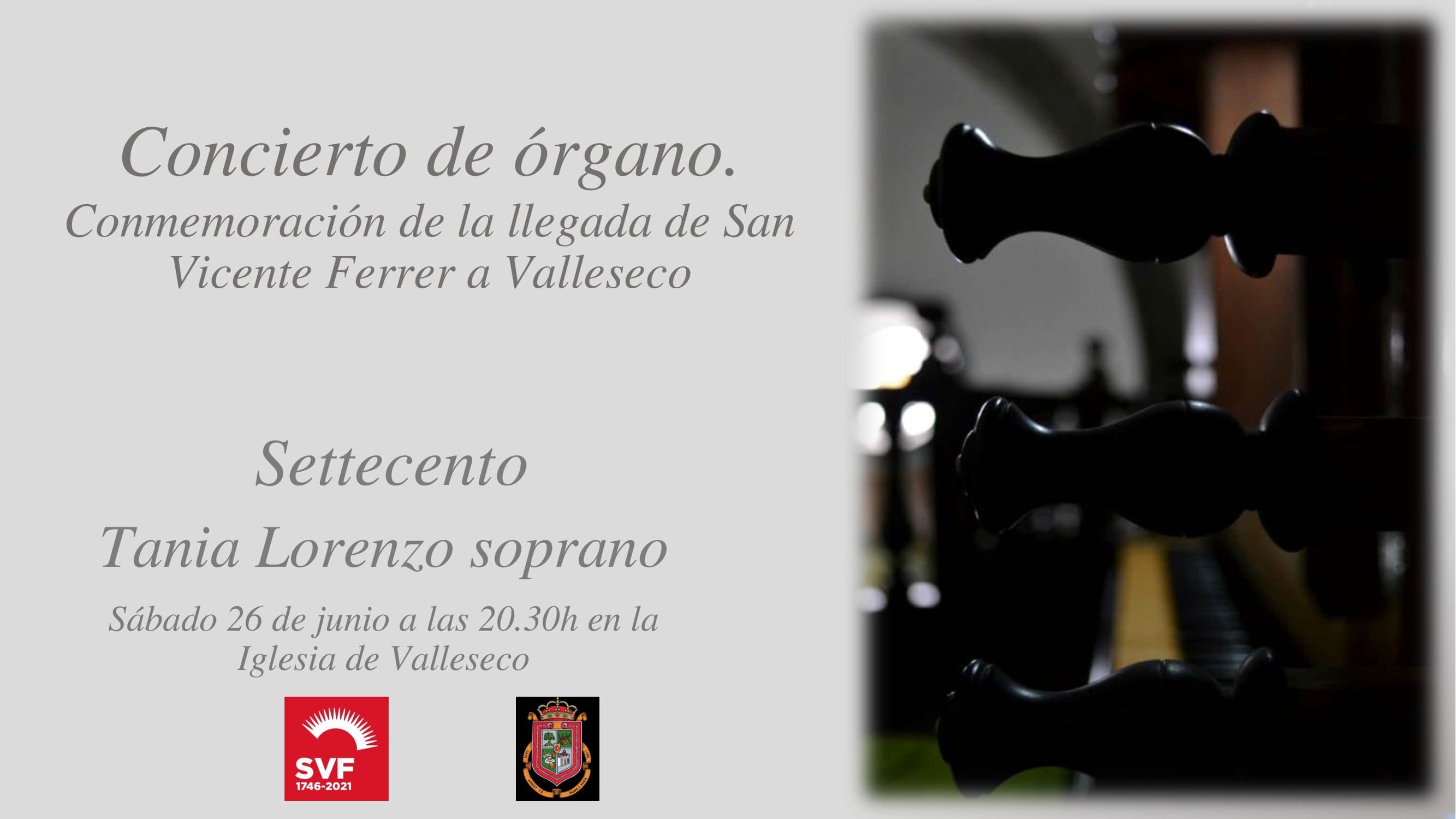 Cartel del concierto de órgano en la iglesia de Valleseco / CanariasNoticias.es