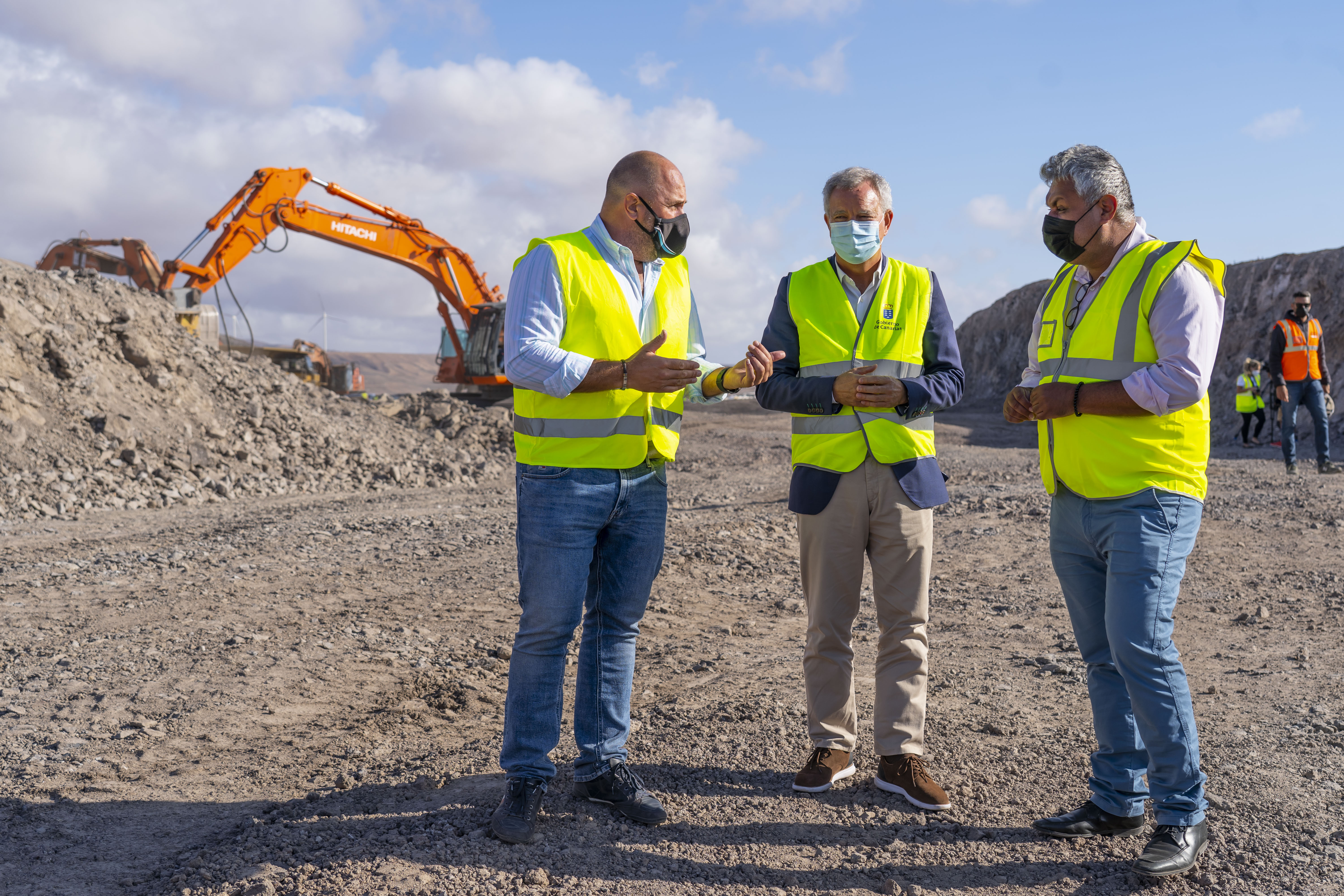 Obras en la nueva vía Caldereta-Aeropuerto de Puerto del Rosario (Fuerteventura) / CanariasNoticias.es