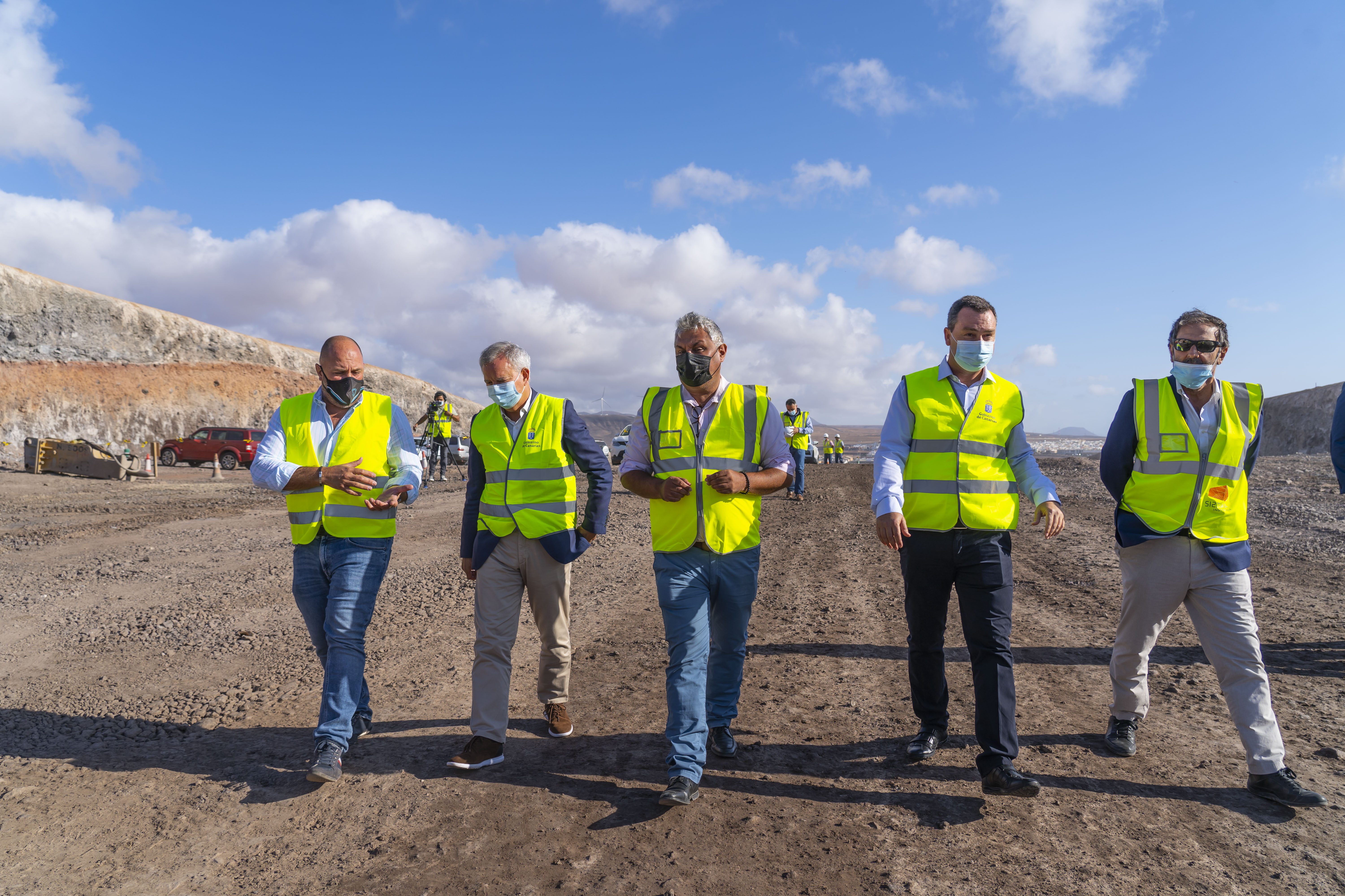 Obras en la nueva vía Caldereta-Aeropuerto de Puerto del Rosario (Fuerteventura) / CanariasNoticias.es