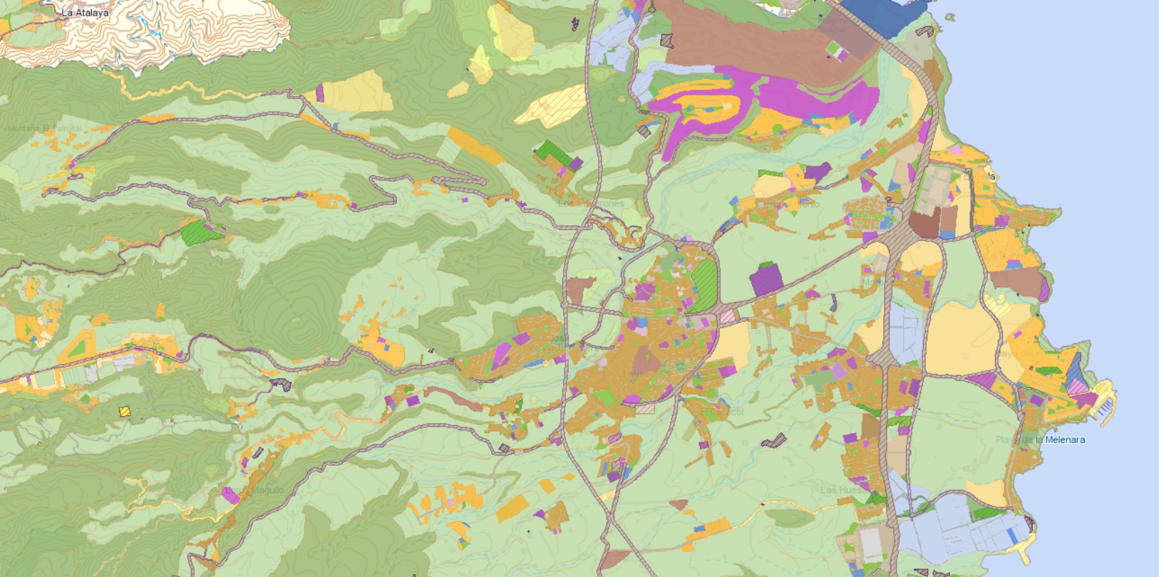 Canarias actualiza la base de datos geográfica de planeamiento de GRAFCAN   