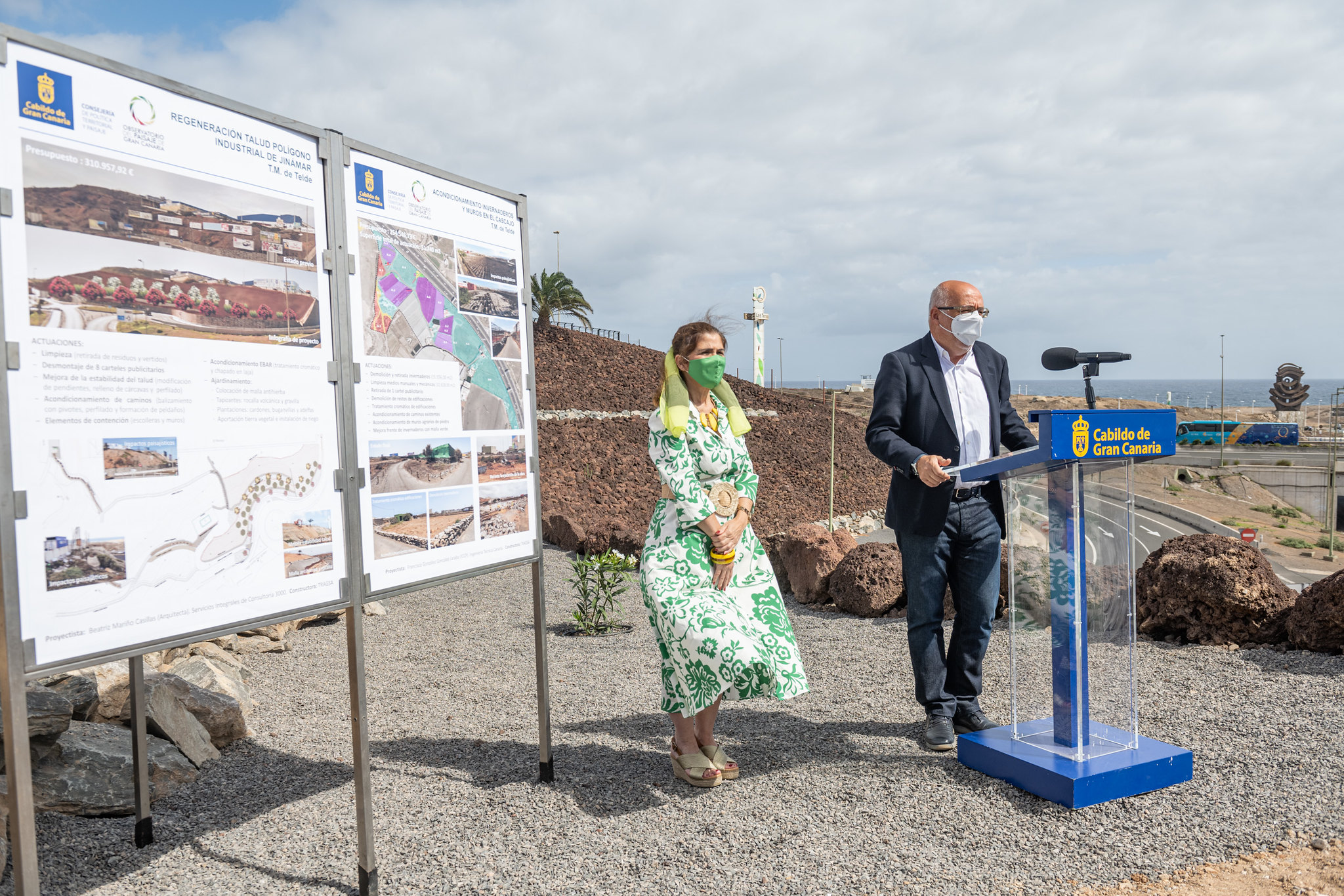 El Cabildo de Gran Canaria regenera el paisaje de la autopista GC-1 / CanariasNoticias.es