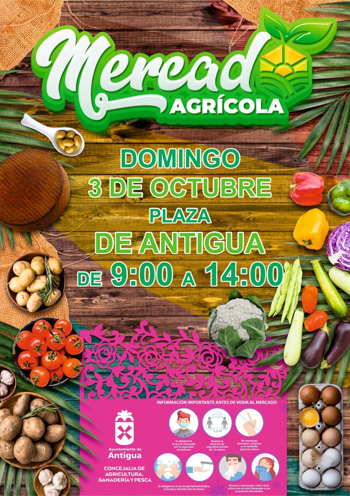 Mercado Agrícola. Antigua/ canariasnoticias