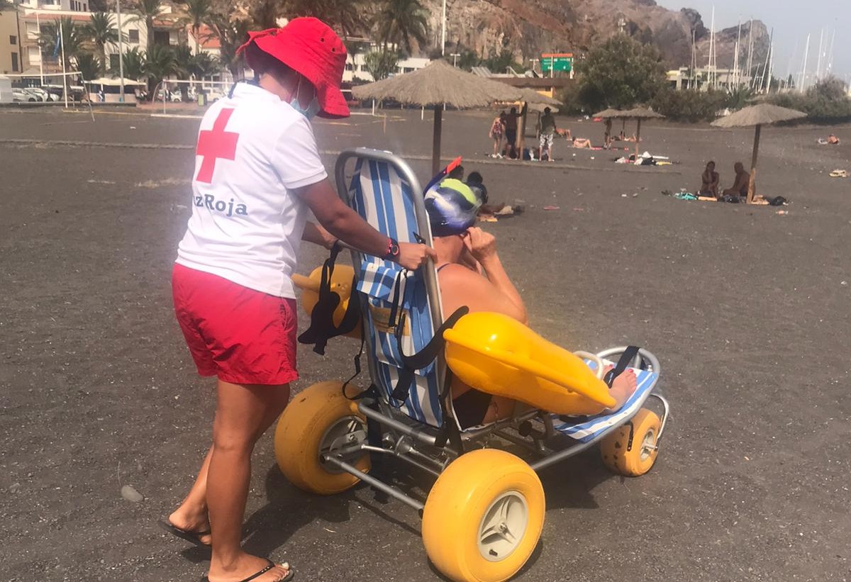 Baño adaptado en playas de San Sebastián de La Gomera / CanariasNoticias.es