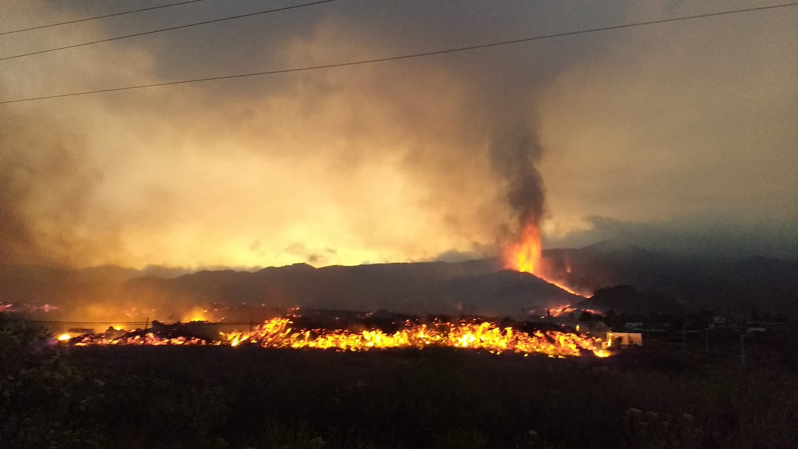 Erupción volcánica en La Palma