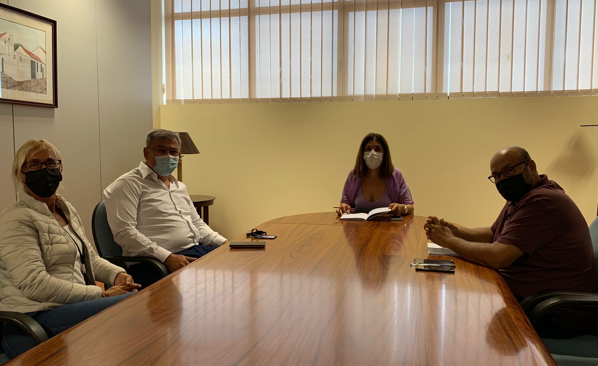 Reunión de Carmen Hernández en La Herradura / CanariasNoticias.es