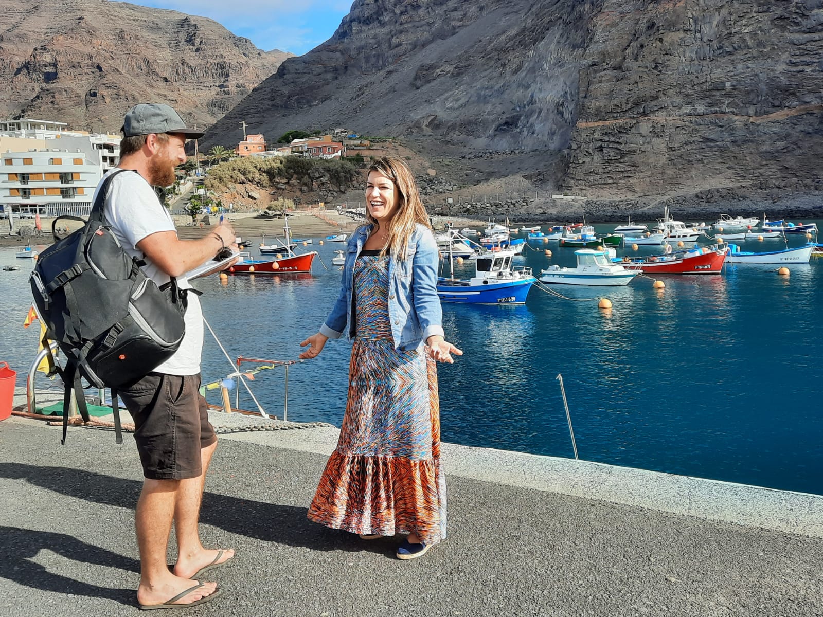 El periodista noruego Runar Halvorsen visita La Gomera / CanariasNoticias.es