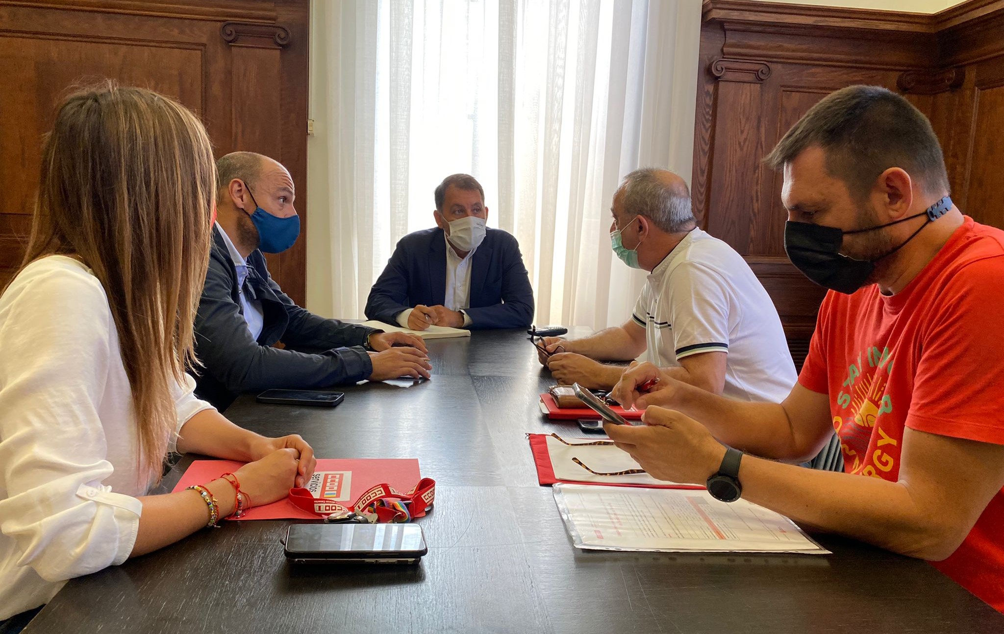 Reunión de CCOO con el Ayuntamiento de Santa Cruz de Tenerife / CanariasNoticias.es