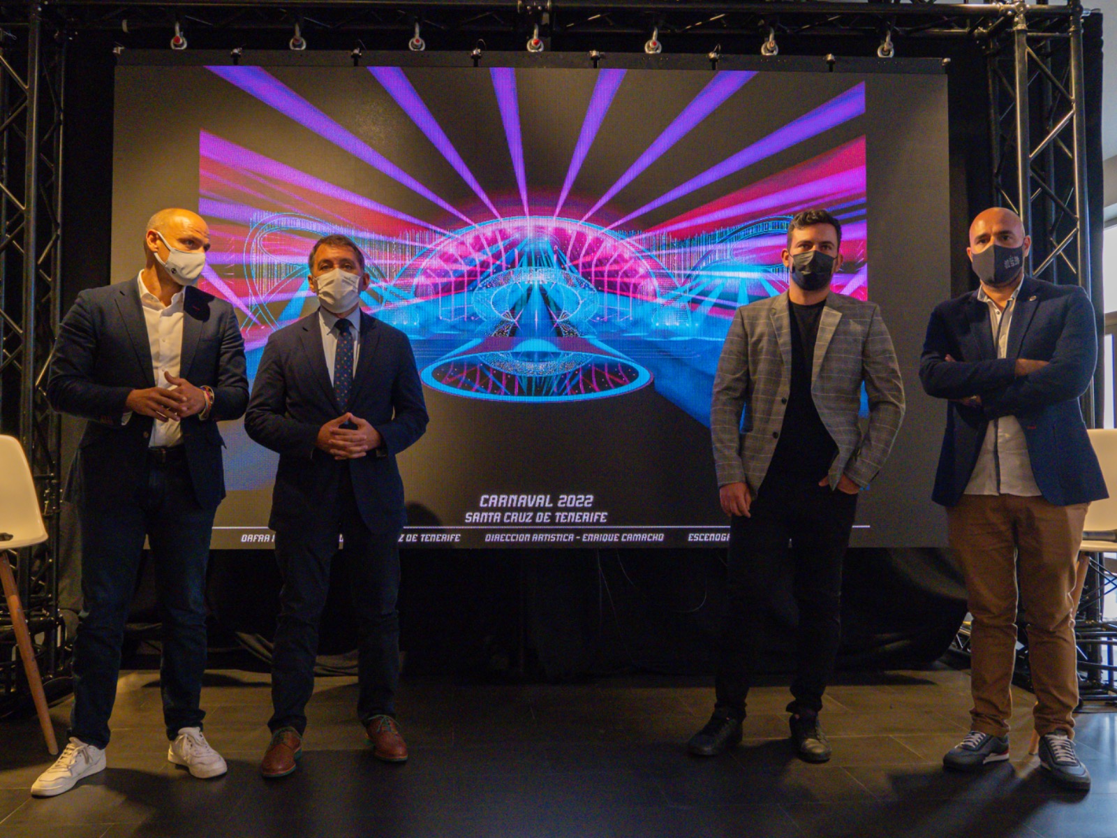 Presentación del escenario del Carnaval 2022 de Santa Cruz de Tenerife / CanariasNoticias.es Presentación del escenario del Carnaval 2022 de Santa Cruz de Tenerife / CanariasNoticias.es