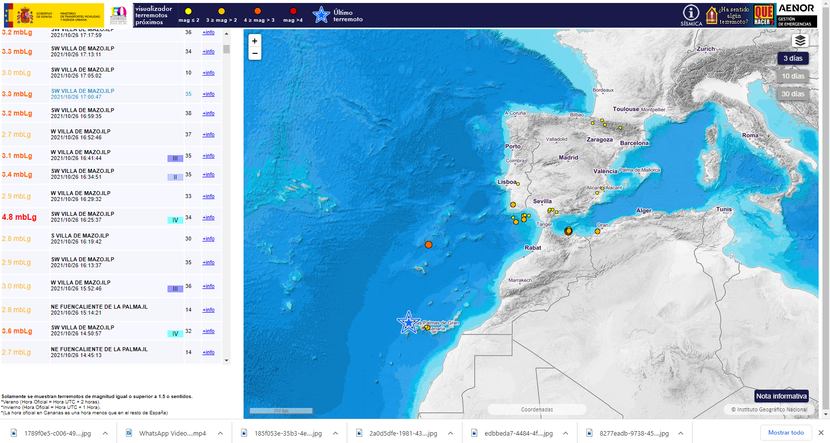 Terremoto. La Palma/ canariasnoticias Terremoto. La Palma/ canariasnoticias