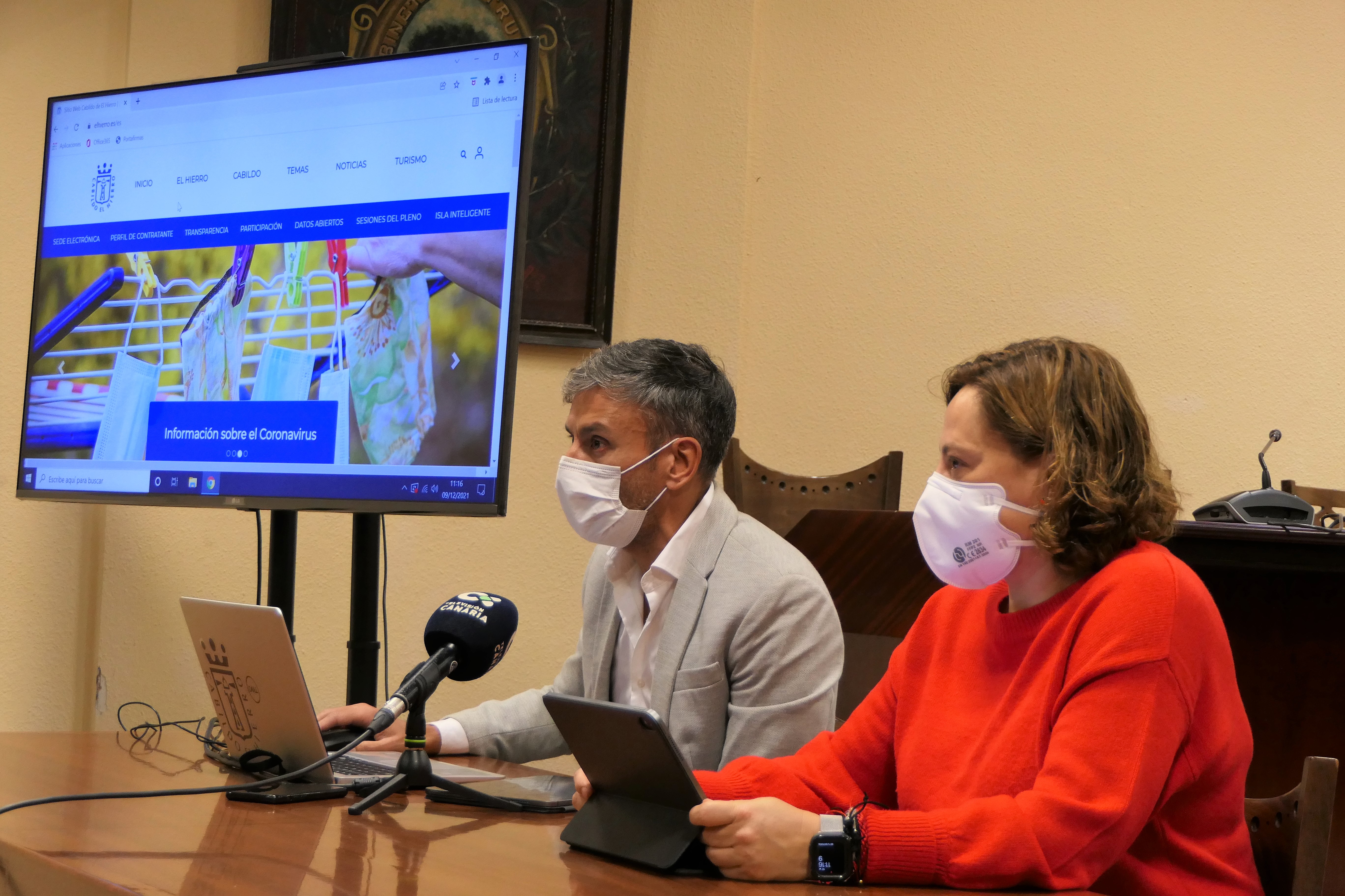 Presentación de la nueva web del Cabildo de El Hierro / CanariasNoticias.es Presentación de la nueva web del Cabildo de El Hierro / CanariasNoticias.es