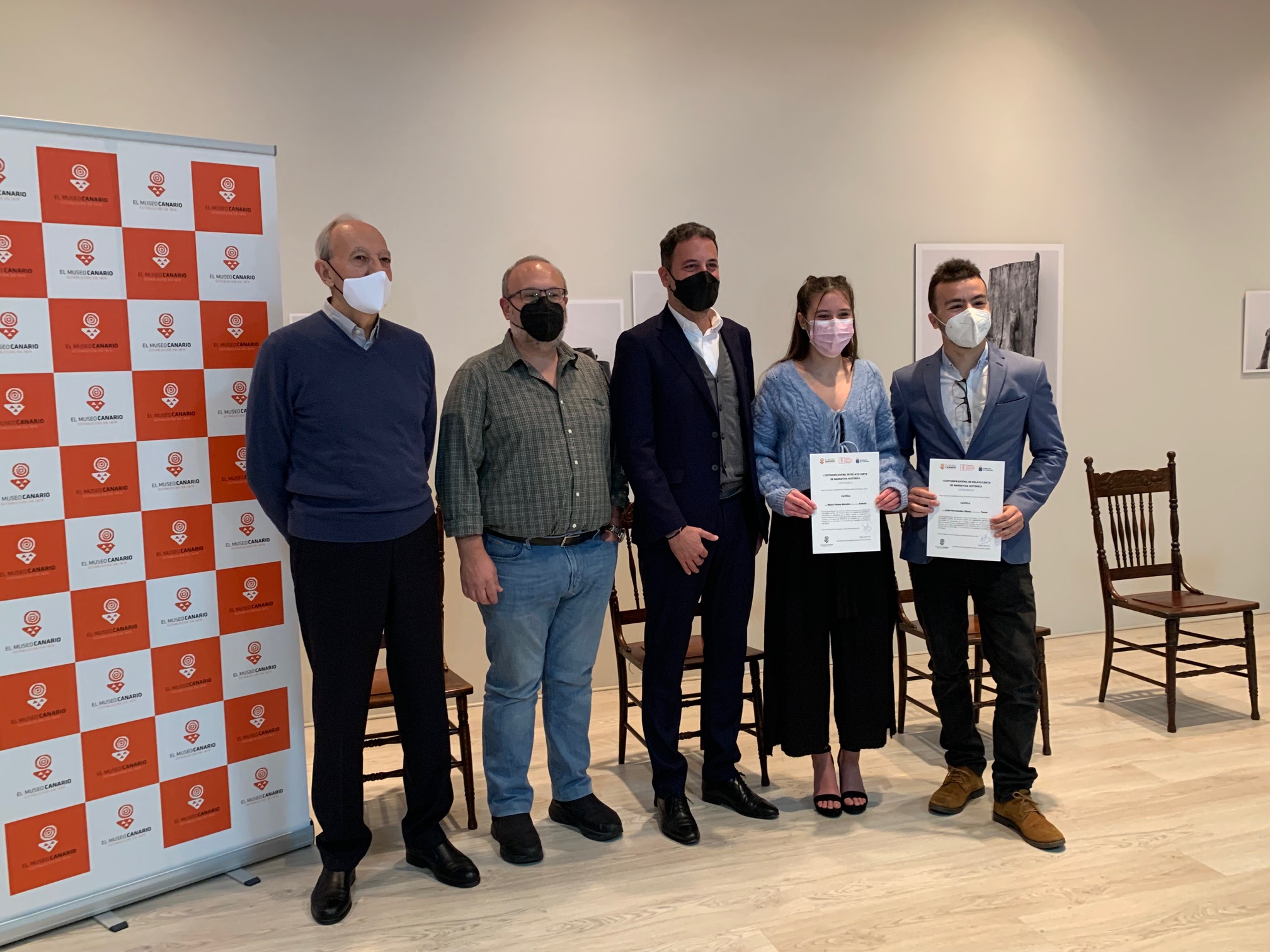 María Perera Morales y Julio Hernández Abreu ganan el I Certamen Juvenil de Narrativa Histórica de El Museo Canario 