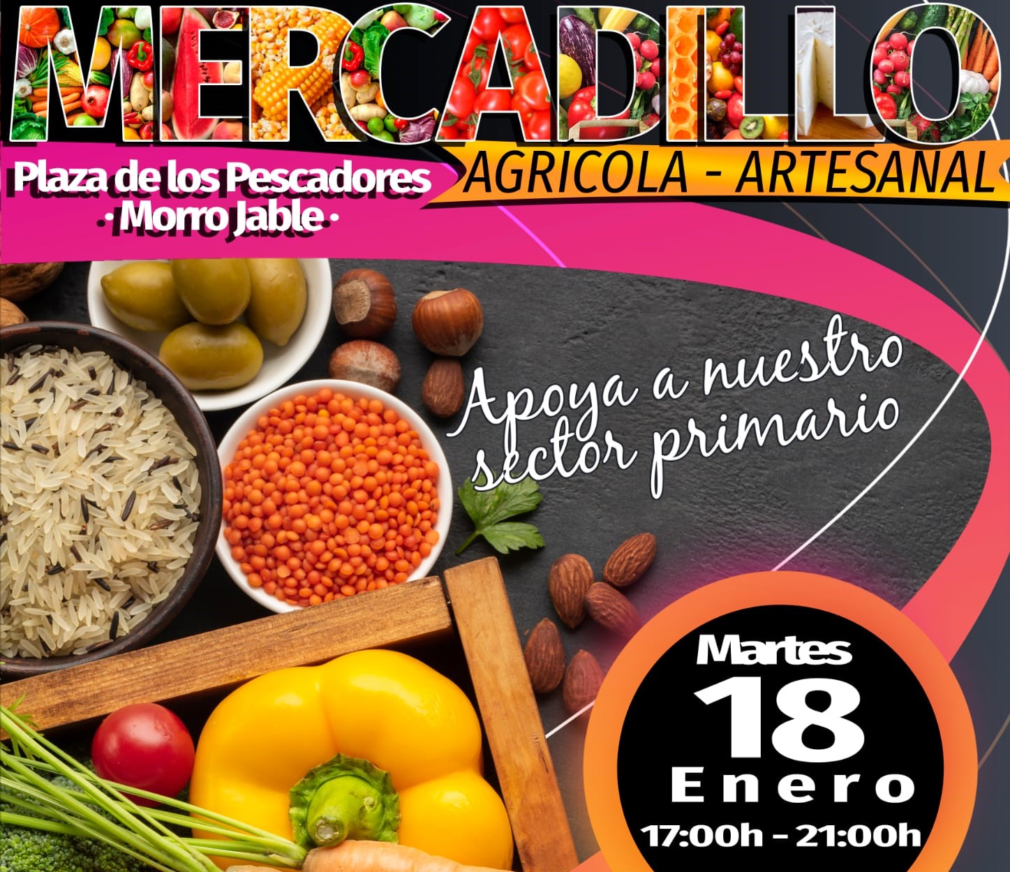 Mercadillo Agrícola y Artesanal de Morro Jable en Pájara (Fuerteventura)