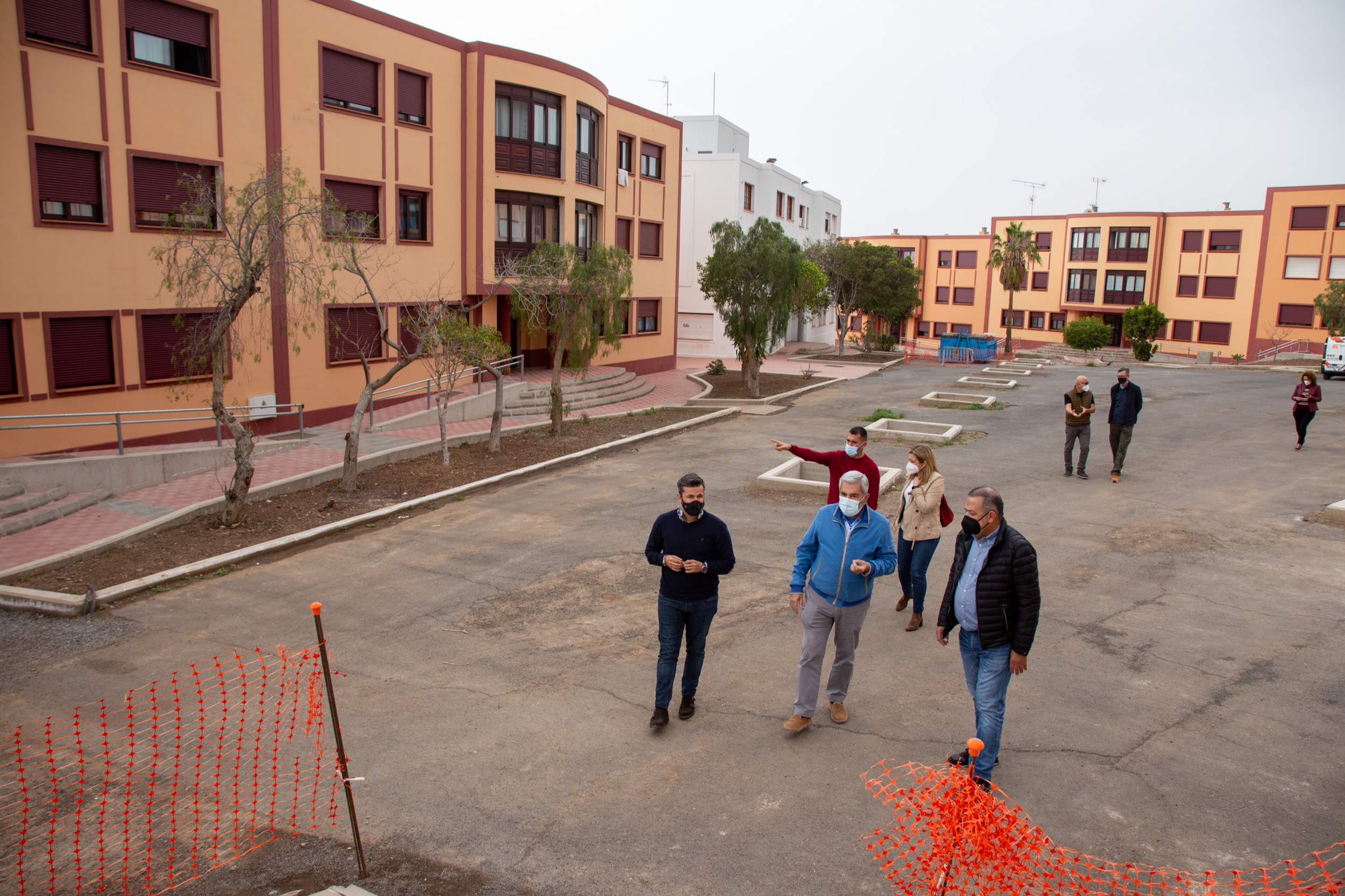 Obras de regeneración urbana del Residencial Tamaide en Adeje / CanariasNoticias.es