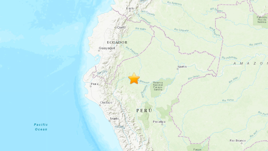 sismo de 6,8 en la Amazonía peruana