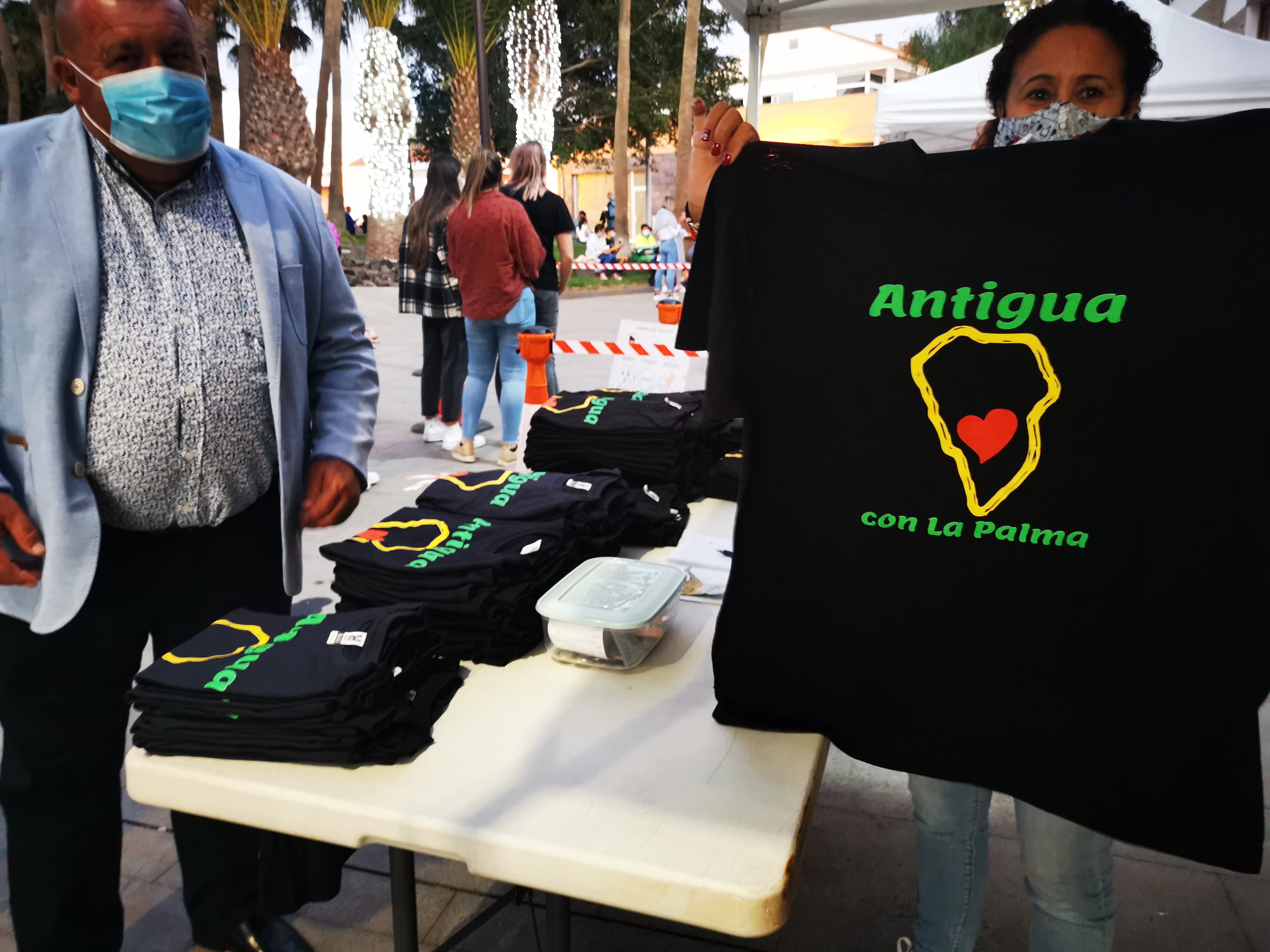 Camisetas Solidarias de Antigua con La Palma / CanariasNoticias.es