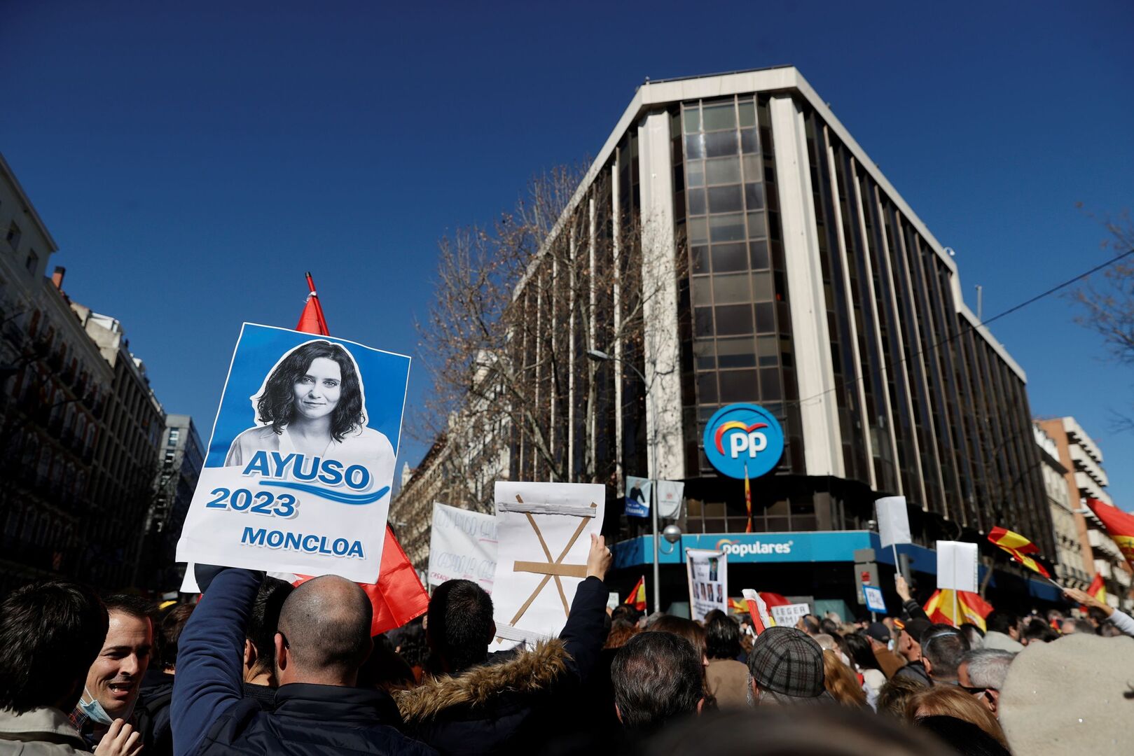 Manifestación contra Pablo Casado en Madrid/ canariasnoticias.es