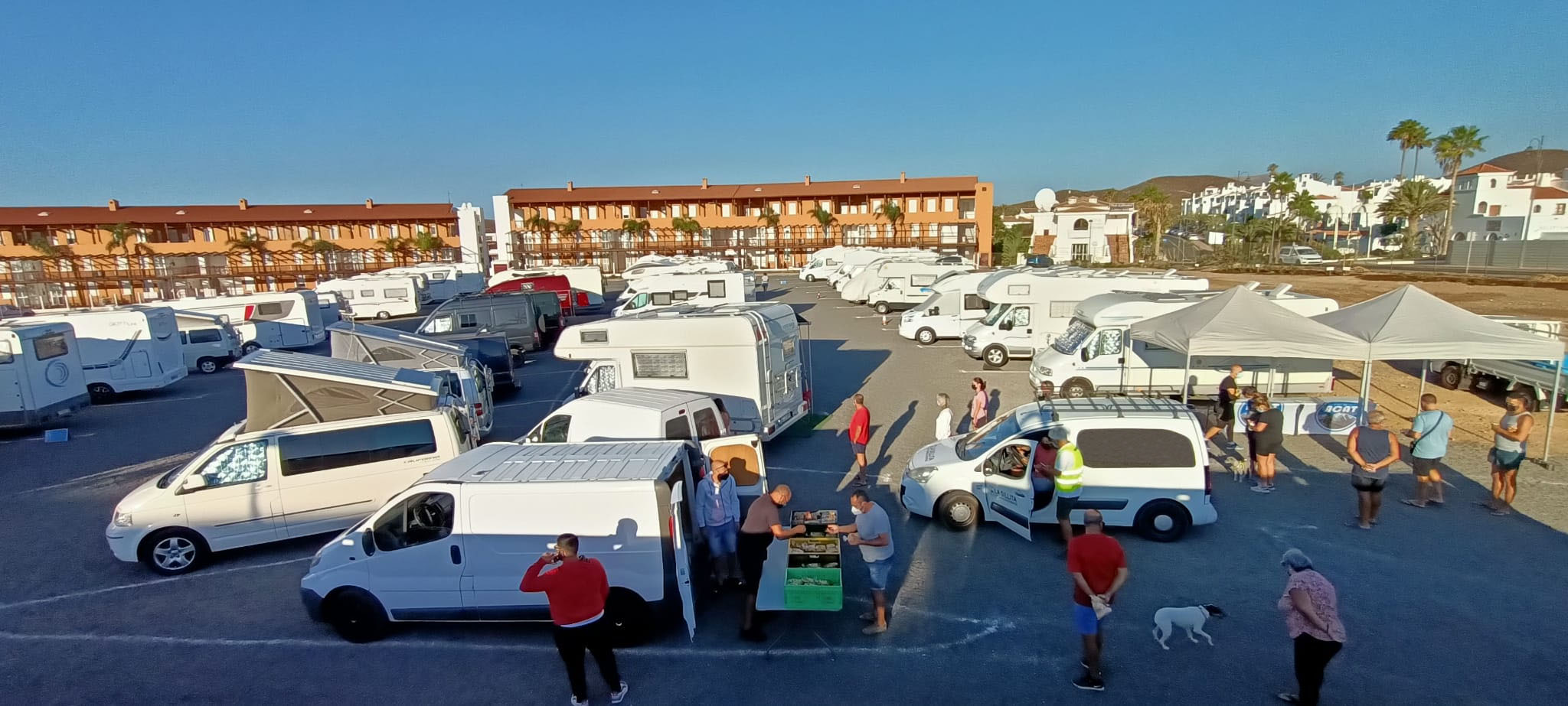 Autocaravanas en San Miguel de Abona (Tenerife) / CanariasNoticias.es