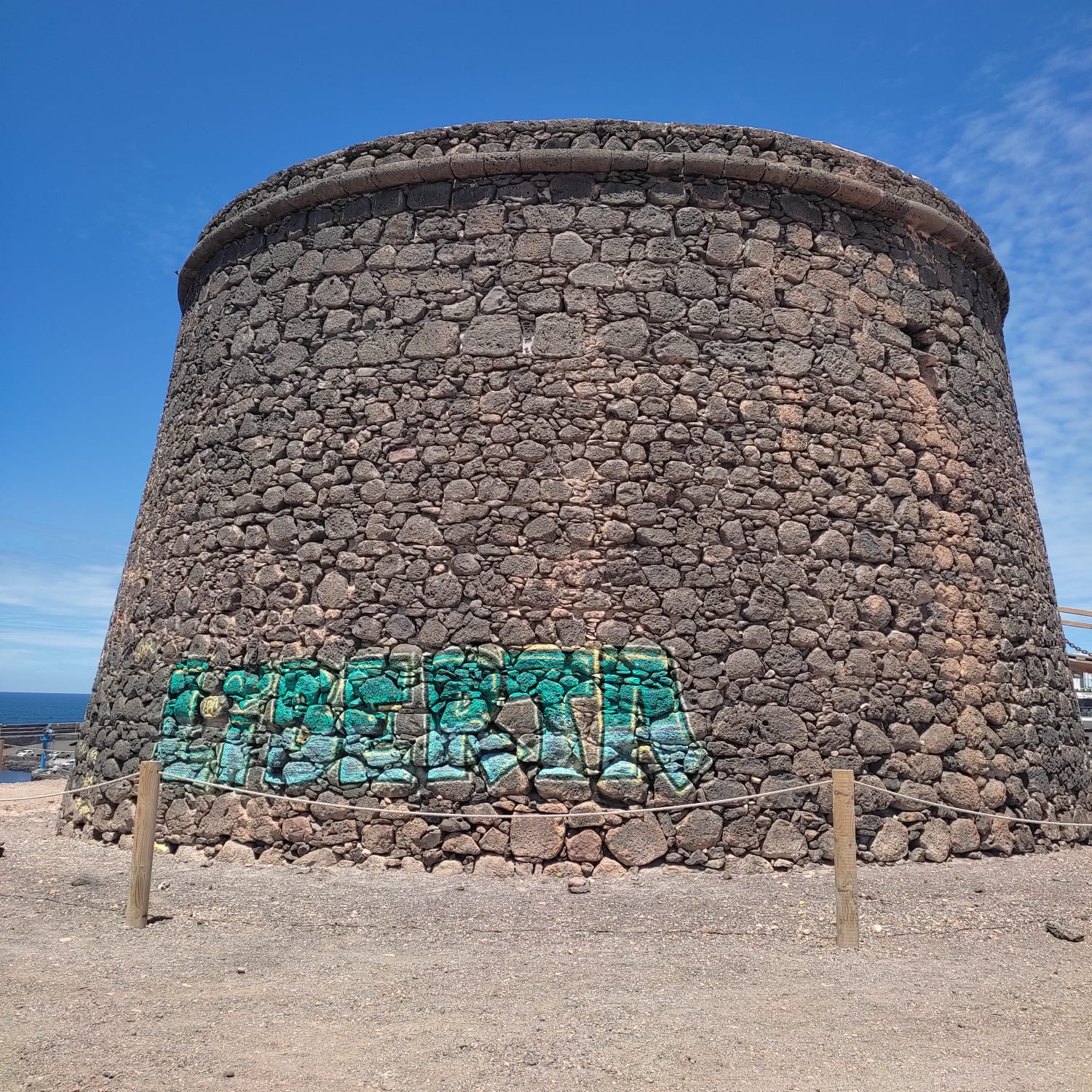 Vandalismo. Castillo del Tostón. Fuerteventura/ canariasnoticias.es