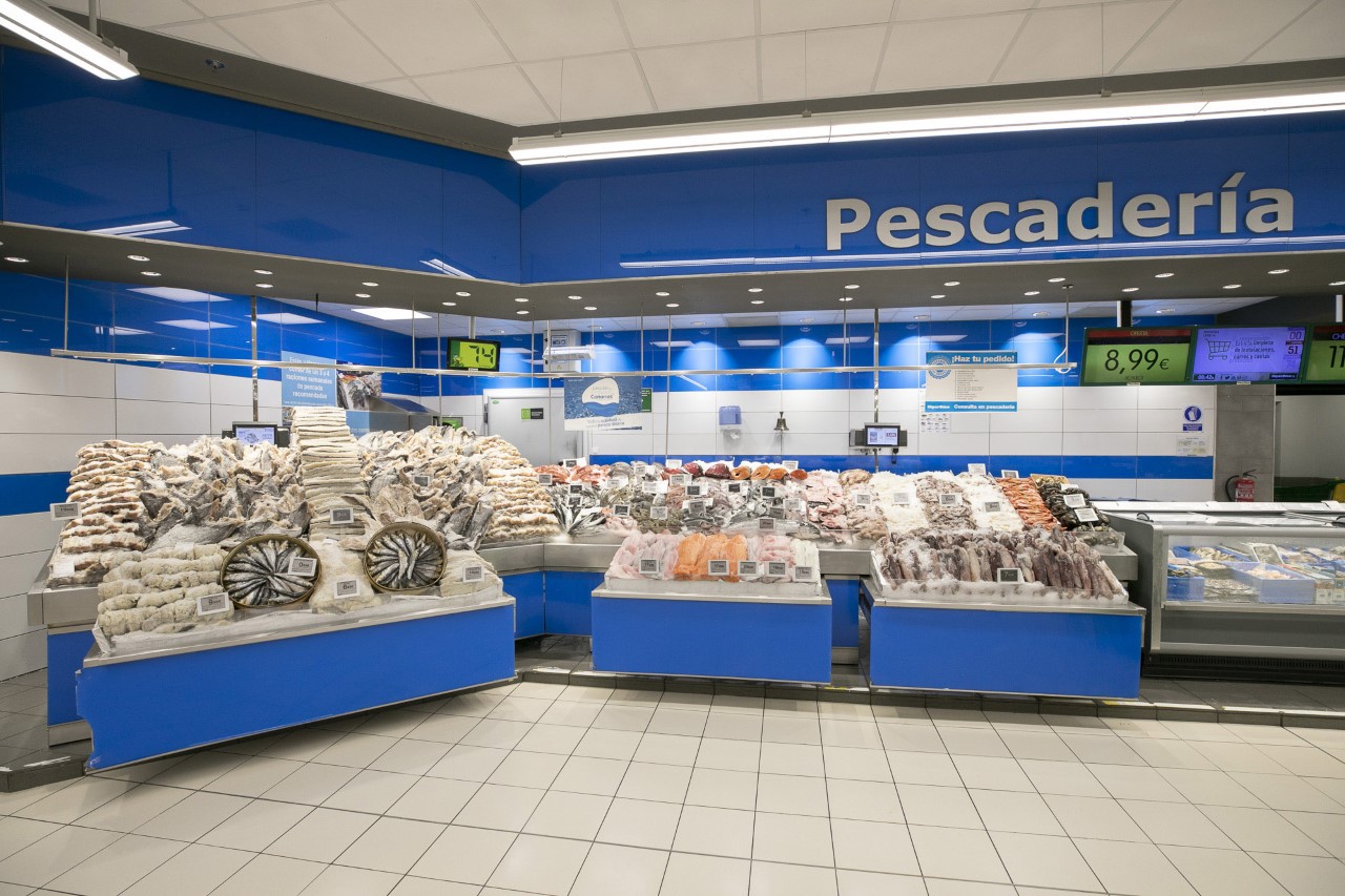 Pescadería en Hiperdino/ canariasnoticias.es Pescadería en Hiperdino/ canariasnoticias.es