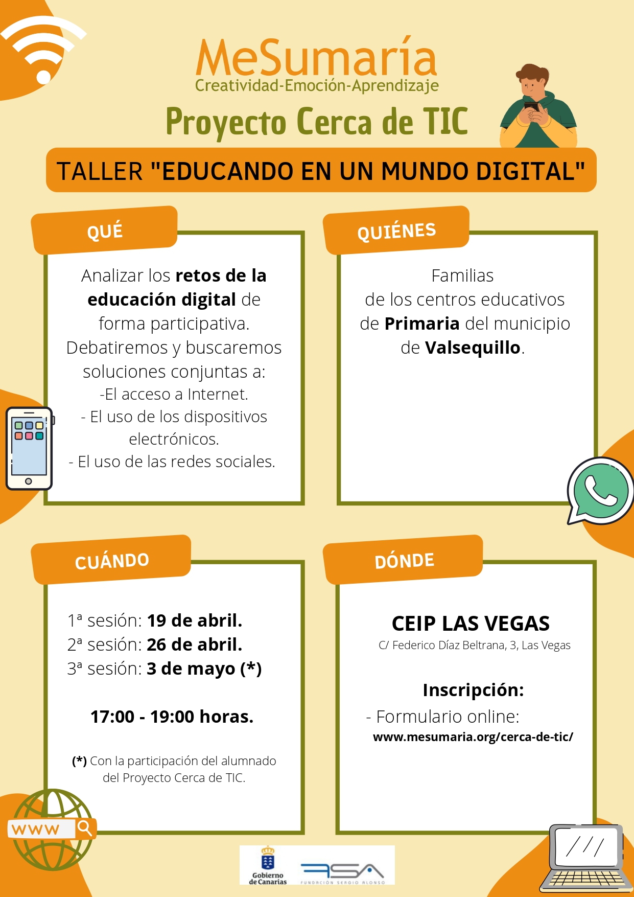 Taller “Educando en un mundo digital” de Valsequillo Taller “Educando en un mundo digital” de Valsequillo