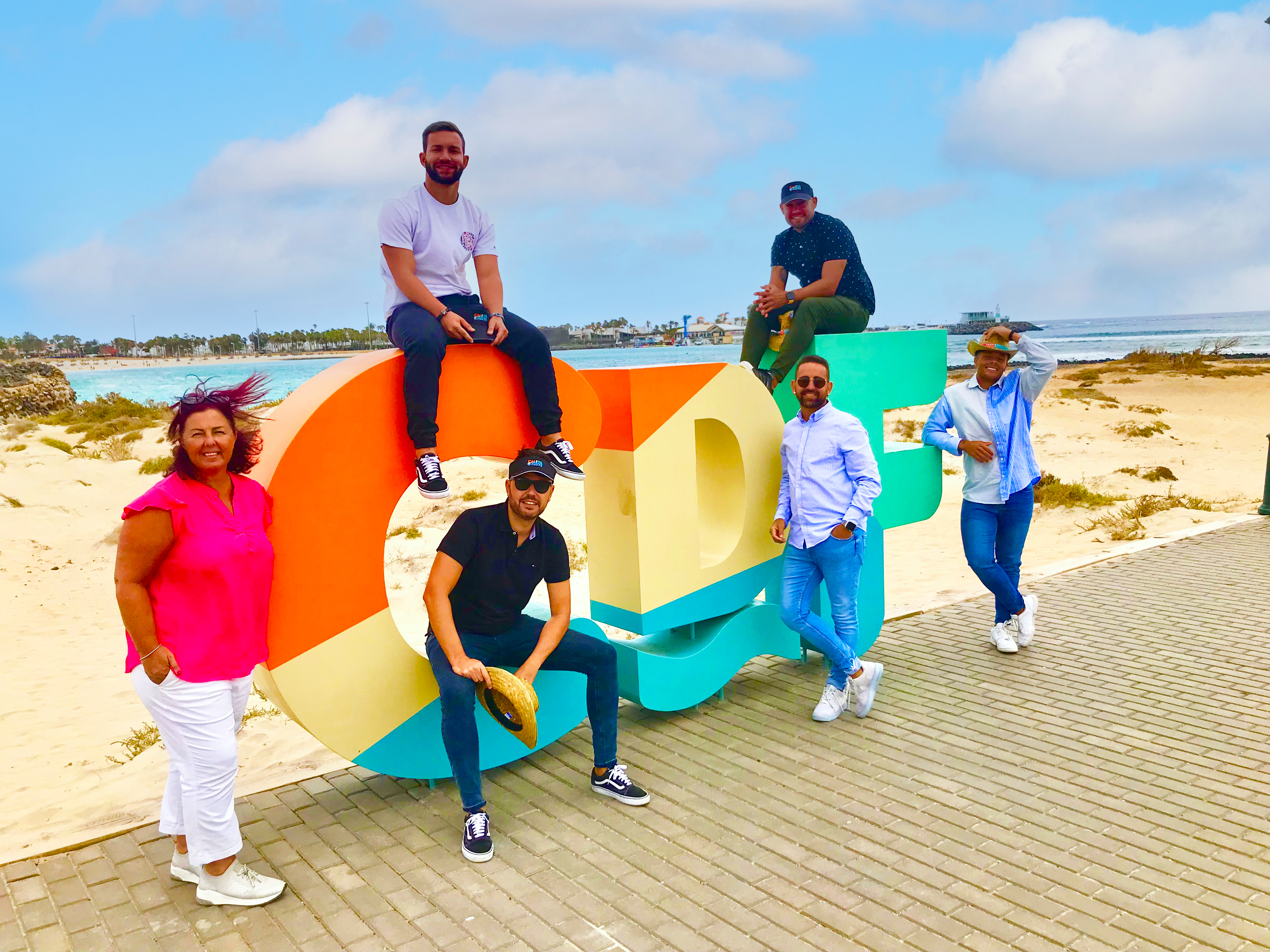 El Grupo Bomba embajadores de Caleta de Fuste y Antigua