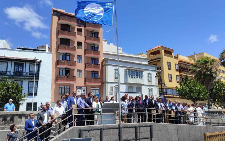 Telde recoge en La Palma las cuatro banderas azules
