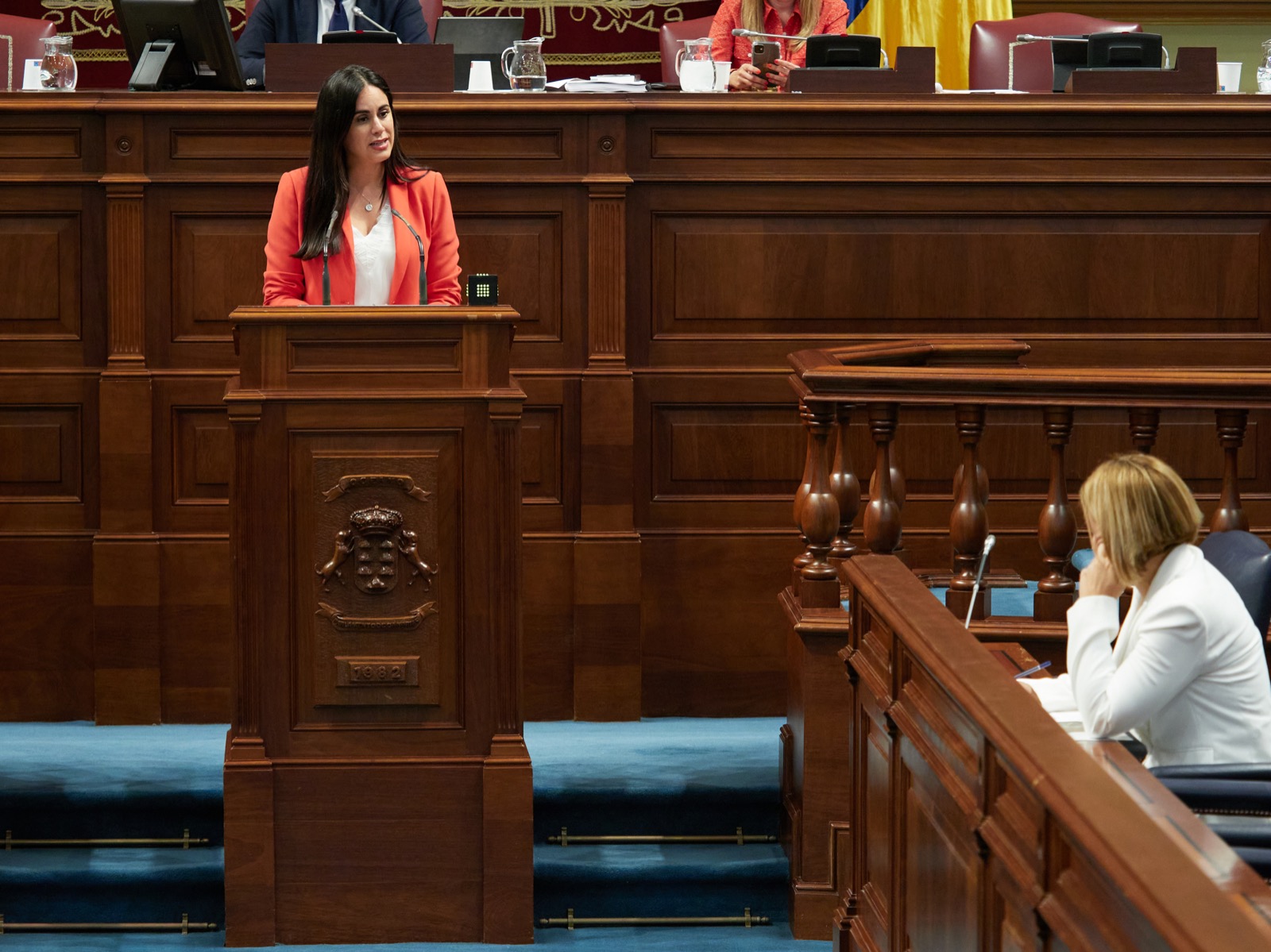 Vidina Espino, en el Parlamento de Canarias / CanariasNoticias.es Vidina Espino, en el Parlamento de Canarias / CanariasNoticias.es
