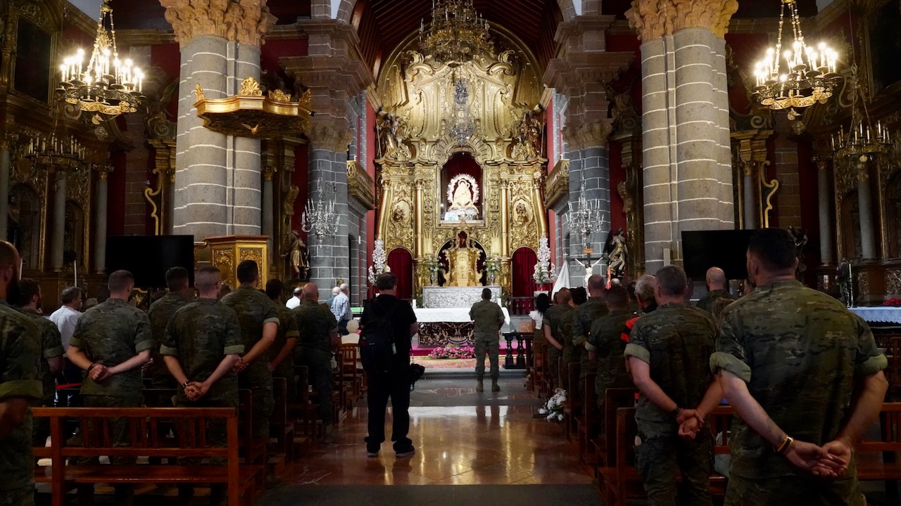 La Brigada Canarias XVI visita Teror (Gran Canaria) / CanariasNoticias.es
