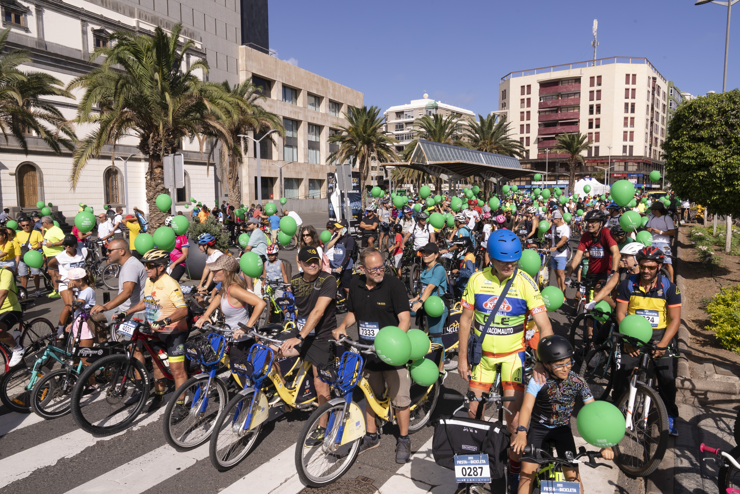 Fiesta de la Bici en Las Palmas de Gran Canaria