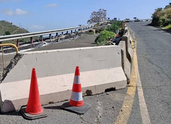 Reinicio de las obras en el muro de San Roque en Valsequillo (Gran Canaria)/ CanariasNoticias.es